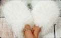 Ultra-soft fluffy house slippers designed for comfort and style. Featuring plush faux fur and a cozy closed-toe fit, perfect for relaxing at home while still looking cute.